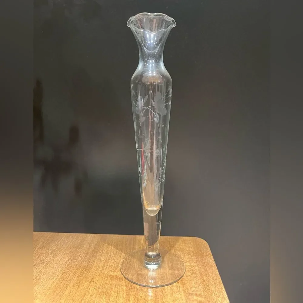 Princess House | Crystal Fluted Bud‎ Vase Heritage